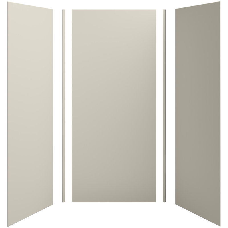 Ensemble de mur de douche Choreograph, Banc de sable, H 96 po x l 42 po x P 36 po