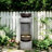 Isaura Polyresin Floor Fountain with LED Lights
