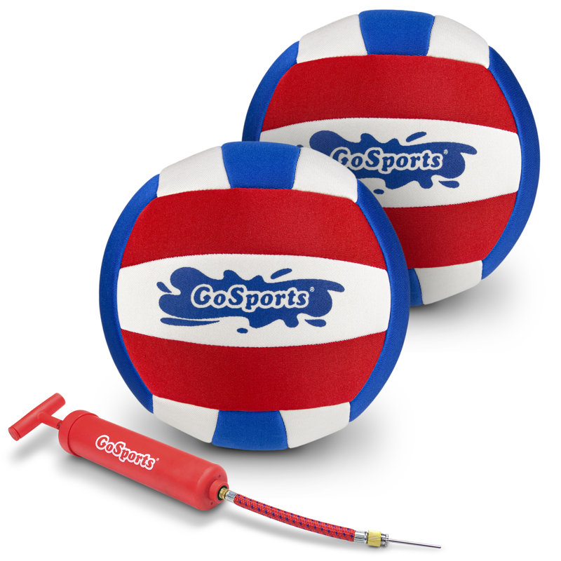 Ballons de volleyball de piscine imperméables en néoprène - paquet de 2