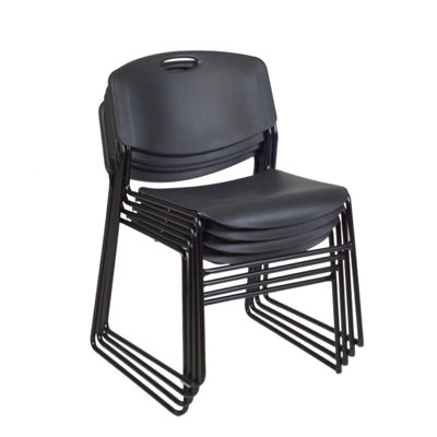 Plateau de table Niaya, 4 chaises empilables
