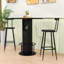 Table de bar 3 pièces avec deux tabourets-129165692-129165691-129165687