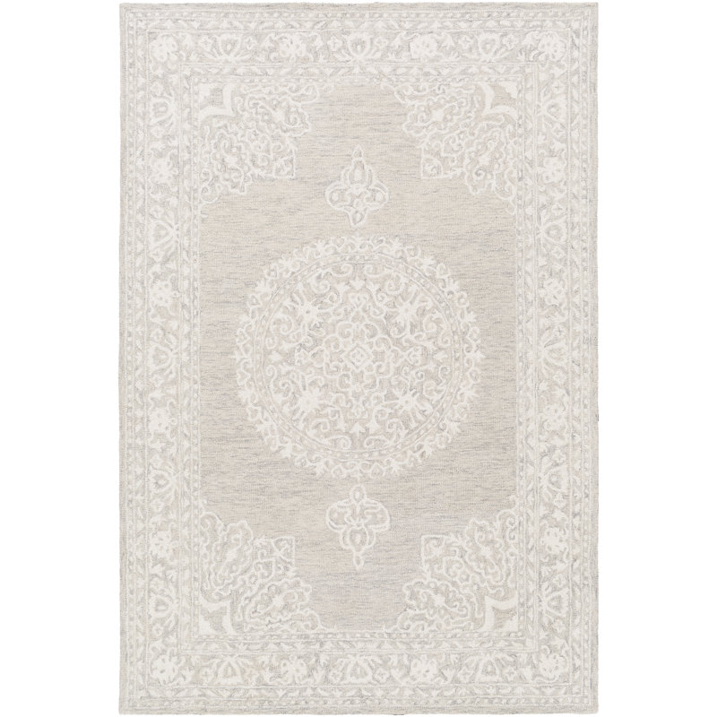 Tapis en laine touffeté à la main, Rectangle de 2 pi x 3 pi