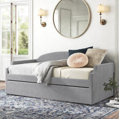Jordane Upholstered Daybed with Trundle