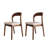 Classic Solid Wood Rectangular Dining Table And Chair Set With Brown Bench-116094567