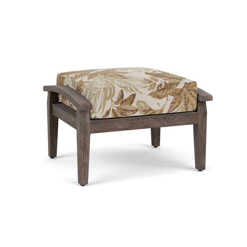 Frontier Outdoor Ottoman, Botanic Willow
