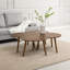 Algodones Solid Wood Three Leg Coffee Table
