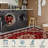 Bohemian Persian-Inspired Floral Area Rug with Non-Slip Rubber Backing, Washable Tufted Polypropylene Indoor Rug-1889600876