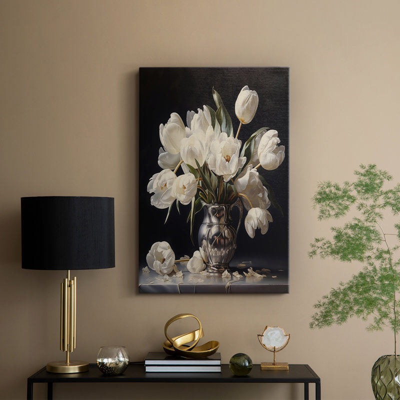 FLORAL Series DCCVII - Gallery Cavas, H 27 po x l 18 po