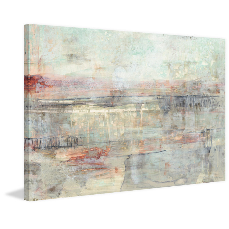 « mou scape iii », reproduction de peinture à l’acrylique sur toile, H 8 po x l 12 po