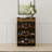 Solid Wood Shoe Cabinet, Three Layers, Flip Bucket Shoe Storage Cabinet-114198477