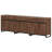 Modern 3-In-1 TV Stand For Tvs Up To 100 Inches, Entertainment Center With Metal Base And Adjustable Shelves, Media Console For Living Room And Bedroom, Brown