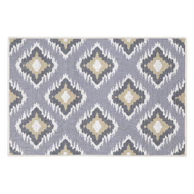 Babsi Geometric Non-Skid Kitchen Mat