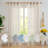 Farmhouse Boho Faux Linen Semi Sheer Textured Curtains (Set of 2)-1219268608-1219268618