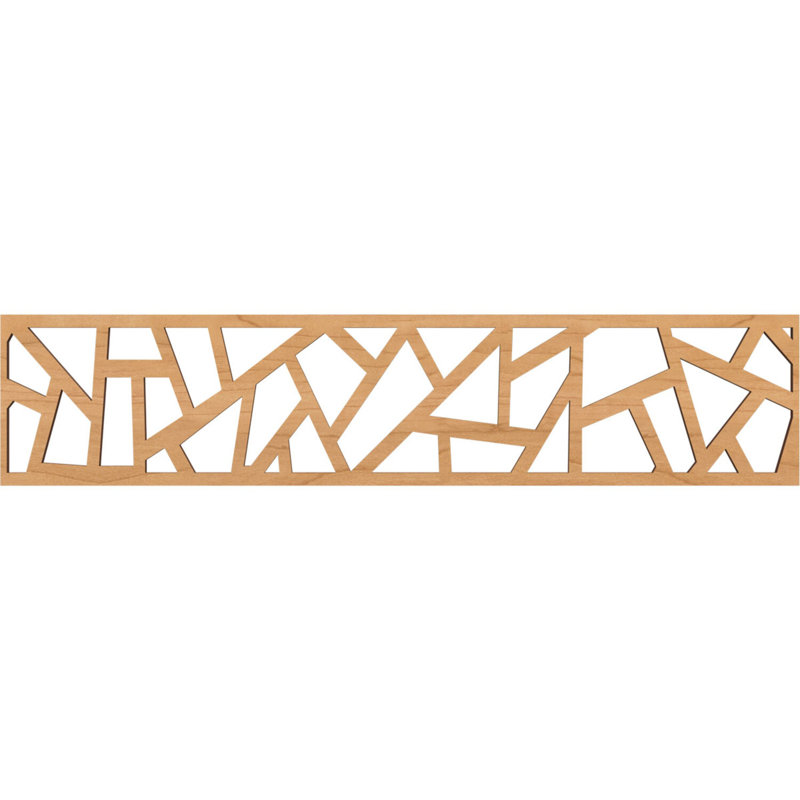 Moulure d'armature en érable Harrisburg l 46 3/4 po x H 10 po x T 3/8 po, H 10 po x l 46,75 po x P 0,375 po, Érable