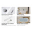 Baignoire autoportante 59 po en acrylique, baignoire autoportante, acrylique blanc brillant, bonde chromée Toe-Tap, certification Cupc