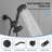 Single-Handle 6-Spray Dual Shower Faucet Set 1.8 GPM With Valve And Filtered Handheld Shower Head In-107288328