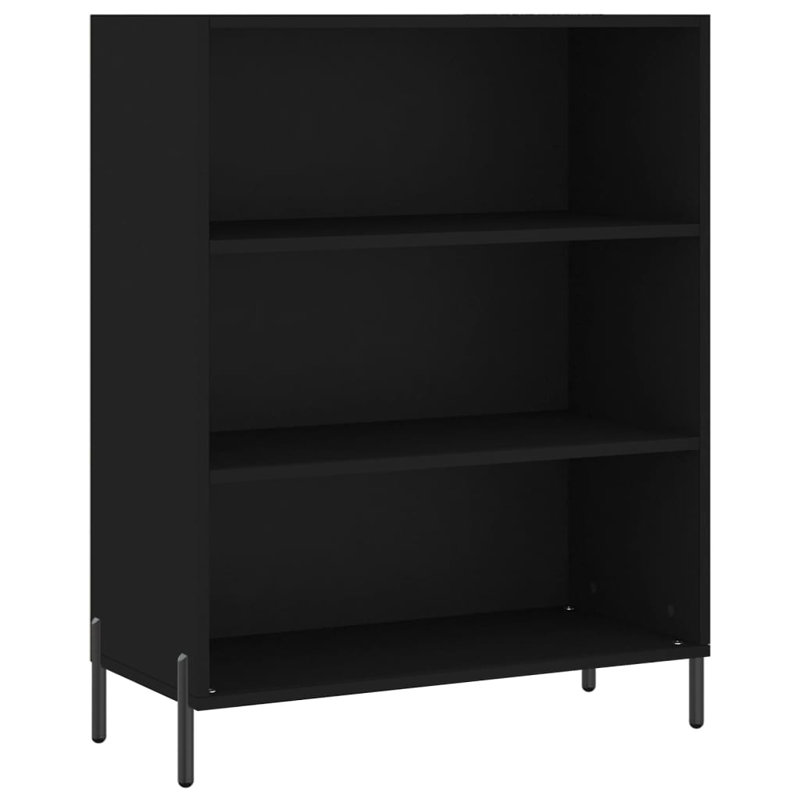 Northshire 90cm H x 69.5cm W Standard Bookcase, Black