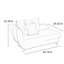 Chaise moderne en bois massif avec rangement dissimulé