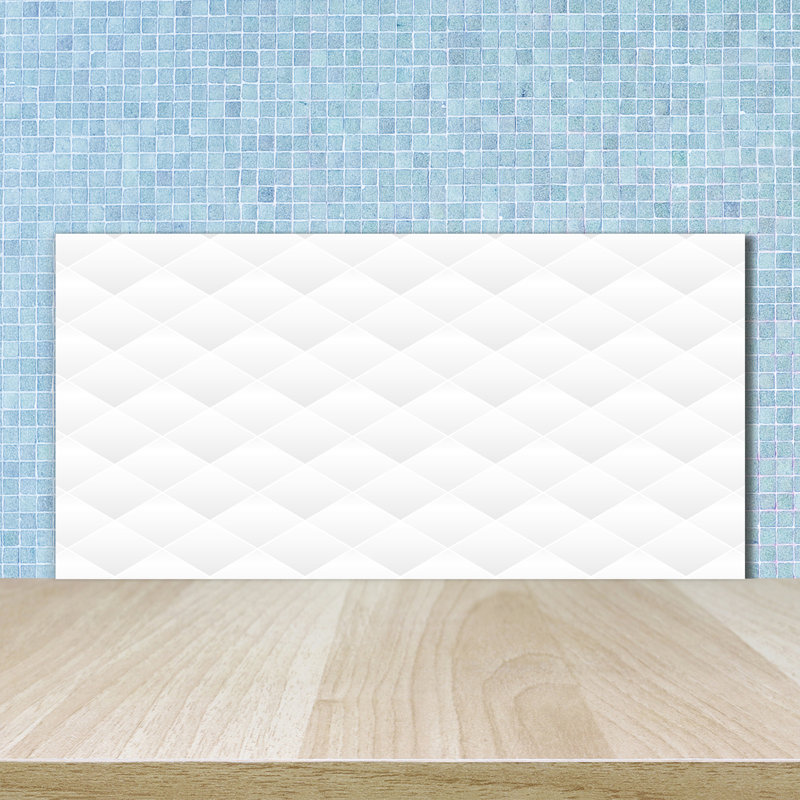 Bashee 50cm W x 100cm L Glass Peel and Stick Panel
