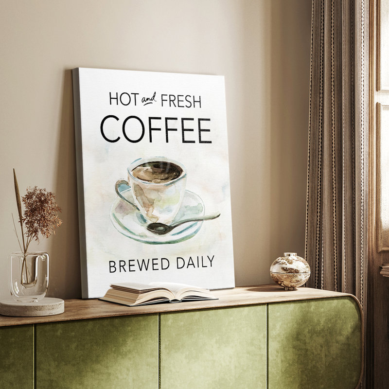 Café chaud et frais - Cavas enveloppés de galerie, H 18 po x l 12 po