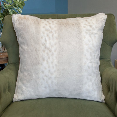Thomas Collection® Frosted Spots Plush Faux Fur Dual Sided Accent Pillow Assorted Sizes