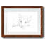 Lazy Dog IV - Reproduction encadrée rustique avec tableau mat-1831022599-1831022598