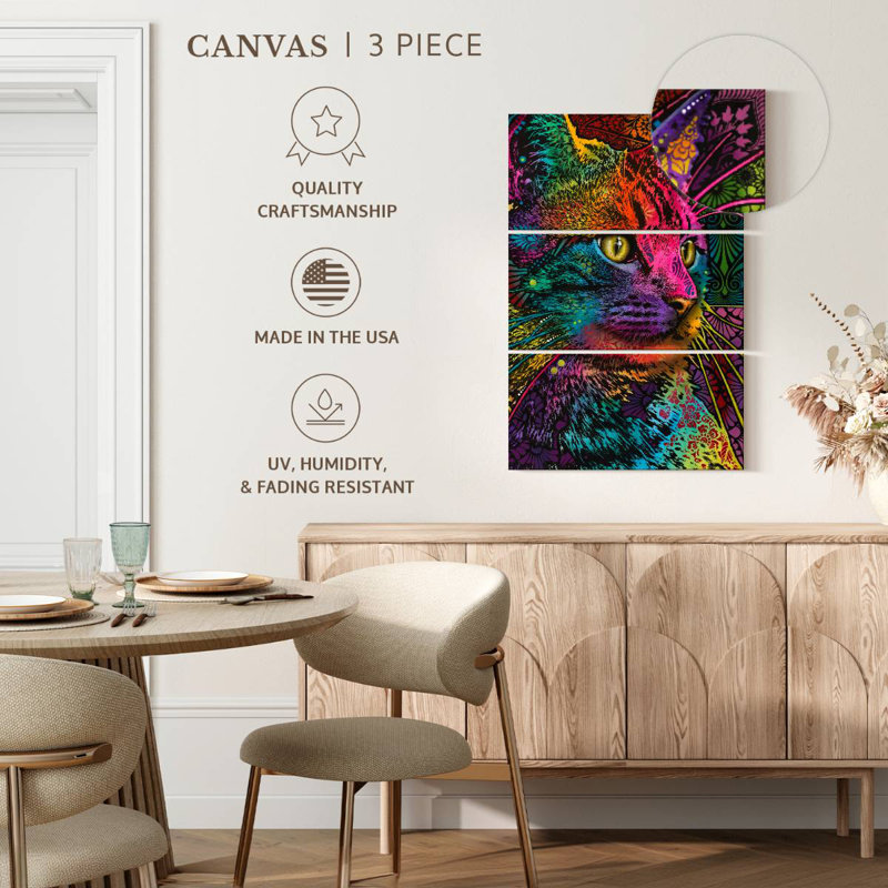 Brampt Felis, 57" H x 36" W