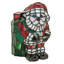 Santa Claus Tiffany Glass Accent Table Lamp