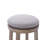 Sefedin 25.6" Swivel Upholstered Seat Solid Wood Counter Stool with Metal Footrest, Backless Counter Height Bar Stool-645861282