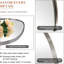 Miroir de salle de bain Huldrik Cadre en acier inoxydable-608158782-608158781