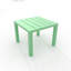 3-Piece Bistro Set, Outdoor Bistro Set, Stackable Metal Square Table and Chairs-1458505981