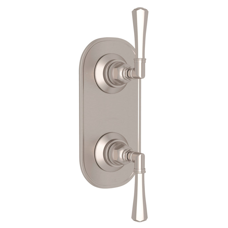 San Giovanni™ 1/2" Thermostatic Trim with Diverter, Satin Nickel