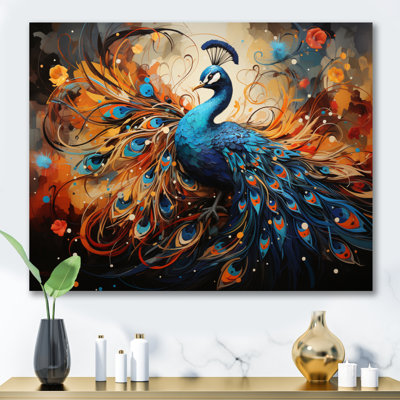 " Peacock Abstract Collage II "