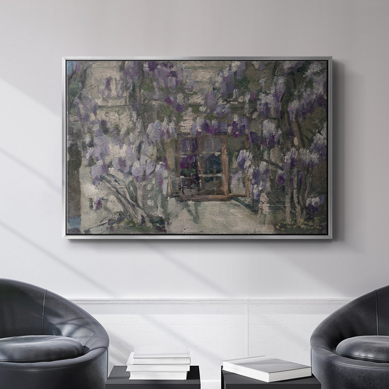 Paysage rétro - DCLMCX, H 17 po x l 25 po x P 2 po, Toile naturelle avec cadre flottant