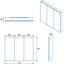 Triple Door Surface Mount Mirror Cabinet-829812651
