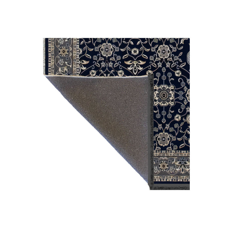 Tapis décoratif moderne à motif abstrait noir à motif prismatique noir, Sous-tapis rectangulaire de 3 pi 3 po x 6 pi 7 po