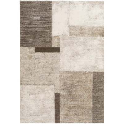 Rectangle Geometric Shapes Area Rug