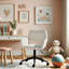 Chaise de bureau d'étude pour enfants et adolescents avec fonction pivotante-798843160