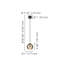 Luminaire suspendu sphérique 1 lumière Calsbeck