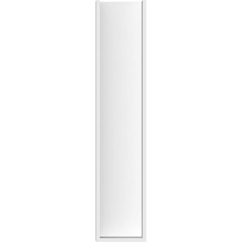 Persienne en PVC de qualité architecturale avec extrémités traditionnelles Carmel, H 24 po x P 18 po, L 5 po