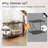 2-Tier Multipurpose Display Rack with Metal Frame