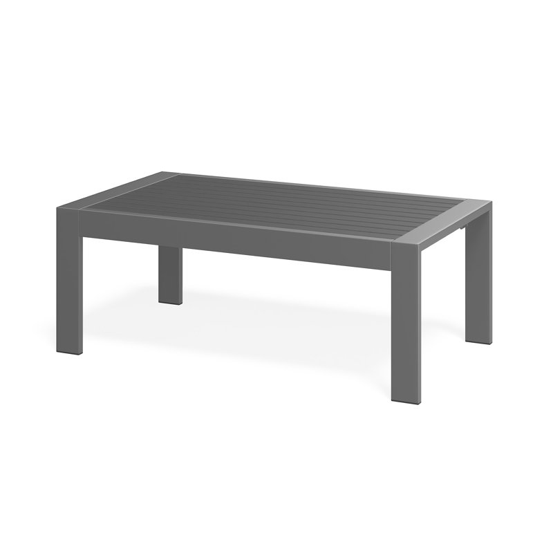 Outdoor Furniture Patio Coffee Table, Gray