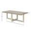 Ensemble de 3 tables basses, tables basses et 2 tables de bout Luno, gris vieilli et beige-129471599-129471601