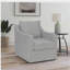 Fauteuil pivotant gris Merced