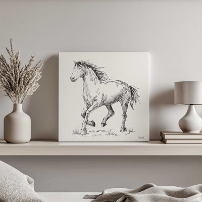 Reproduction d'art sur toile, "Trot" par Anne Tavoletti
