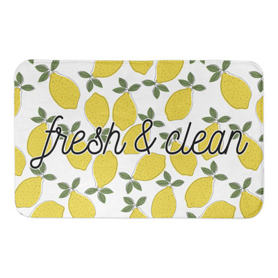 Tapis de bain Fresh and Clean Lemons