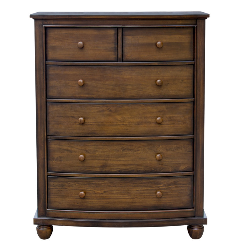 Seery Six Drawer Chest, Brown