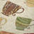 Addison Machine Washable Sherpa Tea Cups Throw Blanket