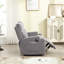 Causeuse inclinable manuelle de 56,7 po de largeur avec porte-gobelets et rangement pour poche-820741678