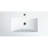 36 Inch Ceramic Bathroom Sink - White, , With Overflow, Simple To Maintain, Pre-drilled Faucet Hole, 18.62 In. W X 6.54 H 35.1 D, For Overflow Depth Width Height, Construction